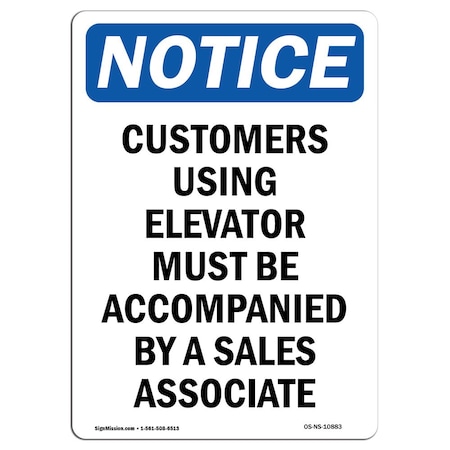 OSHA Notice, 3.5 Height, 5 Width, Decal